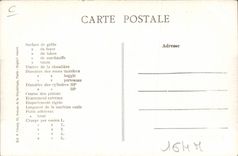 VINTAGE POSTCARD Train Engine Machine Tender 3641