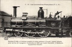CPA Train Locomotive Machine 602