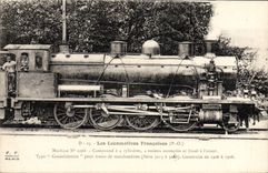 VINTAGE POSTCARD Train Engine Machine 5068 Consolidation Type