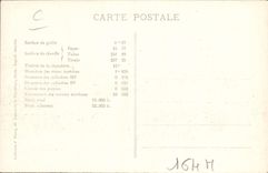 VINTAGE POSTCARD Train Engine Machine 4501