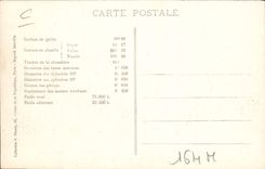 VINTAGE POSTCARD Train Engine Machine 4004