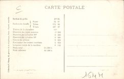 VINTAGE POSTCARD Train Engine Machine 1622