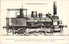 CPA Train Locomotive Machine Tender 1018