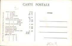 VINTAGE POSTCARD Train Engine Machine Tender B 699