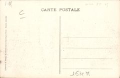 VINTAGE POSTCARD Train Engine Machine of express trains of the Co of the East known as Camel