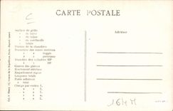 VINTAGE POSTCARD Train Engine Machine 3.240