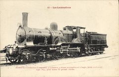 CPA Train Locomotive Compound 