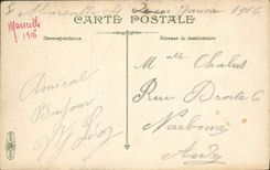 CPA Bateau Voilier Barque de peche un coup de vent