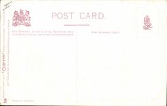 Barco de la POSTAL de la VENDIMIA el molino de viento de caballo de Norfolk Broads de la madre de Staithe