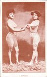 VINTAGE POSTCARD Women naked erotic Luteuses