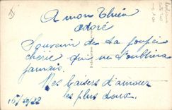 VINTAGE POSTCARD Woman kiss