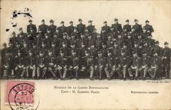 CPA Militaria Garde Republicaine Musique Gabriel Pares 