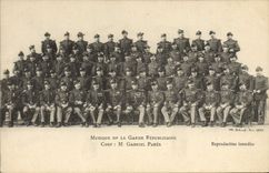 CPA Militaria Garde Republicaine Musique Gabriel Pares 