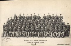 CPA Militaria Garde Republicaine Musique Gabriel Pares 