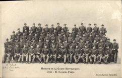 CPA Militaria Garde Republicaine Gabriel Pares Musique 