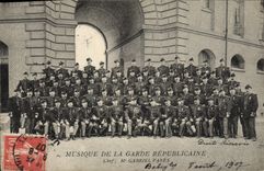 CPA Militaria Garde Republicaine Musique Gabriel Pares 