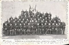 CPA Militaria Garde Republicaine Musique G Pares 
