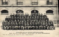 CPA Militaria Garde Republicaine Musique Guillaume Balay Cesar Bourgeois