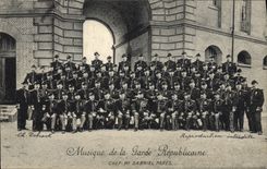 CPA Militaria Garde Republicaine Musique Gabriel Pares