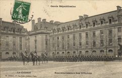 CPA Militaria Garde Republicaine le colonel Reconnaissance des officiers 