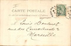 VINTAGE POSTCARD Underwater Warship Goubet