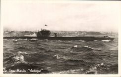 CPA Bateau de guerre Sous-marin Antiope