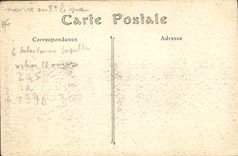 VINTAGE POSTCARD Warship the crew of the Turquoise Submarine during a naval review