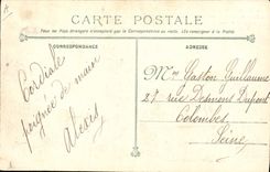 CPA Bateau de guerre Monsieur Thomson Ministre de la marine arrivant sur les lieux de la catastrophe du Iena 