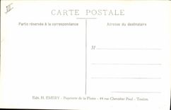 CPM Bateau de guerre Torpilleurs en exercice par gros temps 