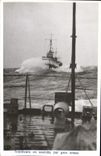 CPM Bateau de guerre Torpilleurs en exercice par gros temps