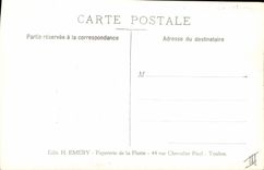 CPM Bateau de guerre Torpilleurs en exercice par gros temps