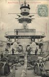 VINTAGE POSTCARD Warship Turret before armor