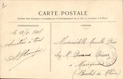 CPA Bateau de guerre Tourelle avant d'un cuirasse 