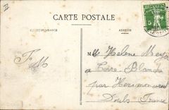 VINTAGE POSTCARD Geneva the theater and rules of general Dufour