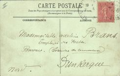 CPA Le theatre Le Havre Tramway