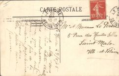 CPA Le theatre Le Havre Tramway