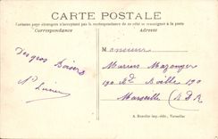 VINTAGE POSTCARD Palate Of Versailles Basin of Latone