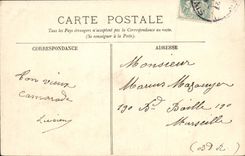 VINTAGE POSTCARD Palate Of Versailles the Park Basin of Saturn