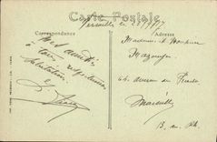 VINTAGE POSTCARD Palate Of Versailles the basin of Neptune the Day of large water