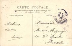 VINTAGE POSTCARD Palate Of Versailles the Park Tank of Apolion