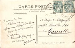 VINTAGE POSTCARD Palate Of Versailles Park of Small Trianon House of the queen