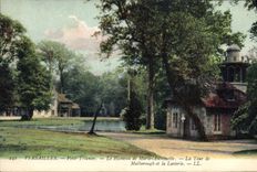 VINTAGE POSTCARD Palate Of Versailles Small Trianon the hamlet of Marie Antoinette the tower of Malborough and dairy