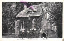 VINTAGE POSTCARD Palate Of Versailles Small Trianon the boudoir