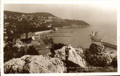 Opinión de la POSTAL de la VENDIMIA Niza del montaje del boro tomado del castillo