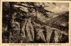 CPA Les Grands Cols de Provence Le Col D'Allos Les Abimes Versant Barcelonnette