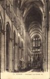 VINTAGE POSTCARD Amiens Cathedral the great nave