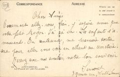 VINTAGE POSTCARD Ault the beach and Cliffs