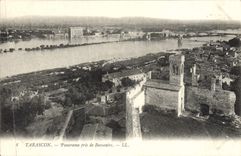 CPA Tarascon Panorama Pris de Beaucaire