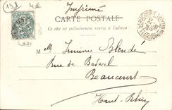 CPA Tarascon Portail de l'eglise Ste Marthe