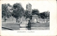 Prisión de Charleroi de la POSTAL de la VENDIMIA